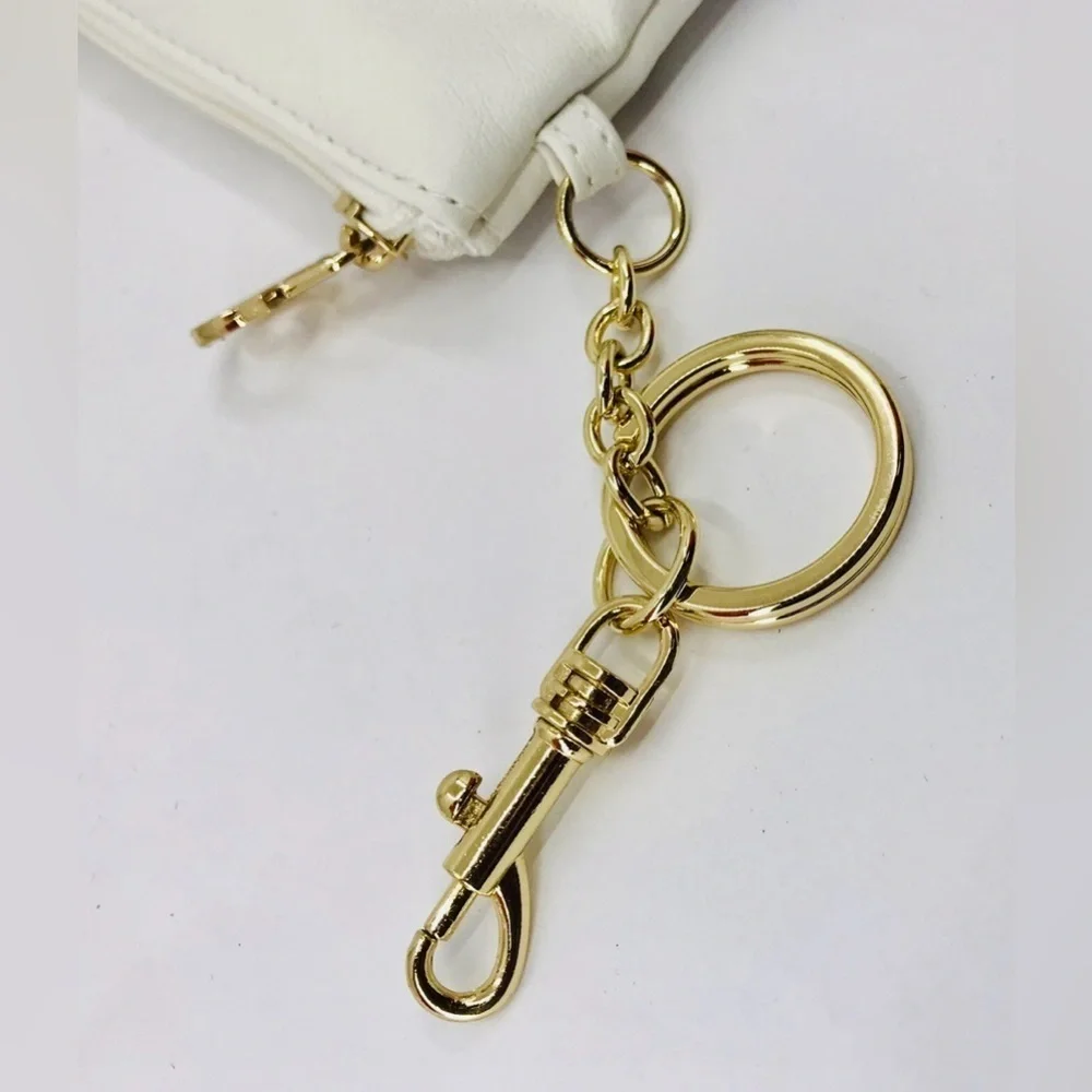 Salvatore Ferragamo  Coin Case Mini Wallet W/ Keychain NWOT